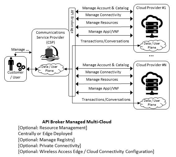 API Brokerage Multi-Cloud Stereo-Typical Interaction